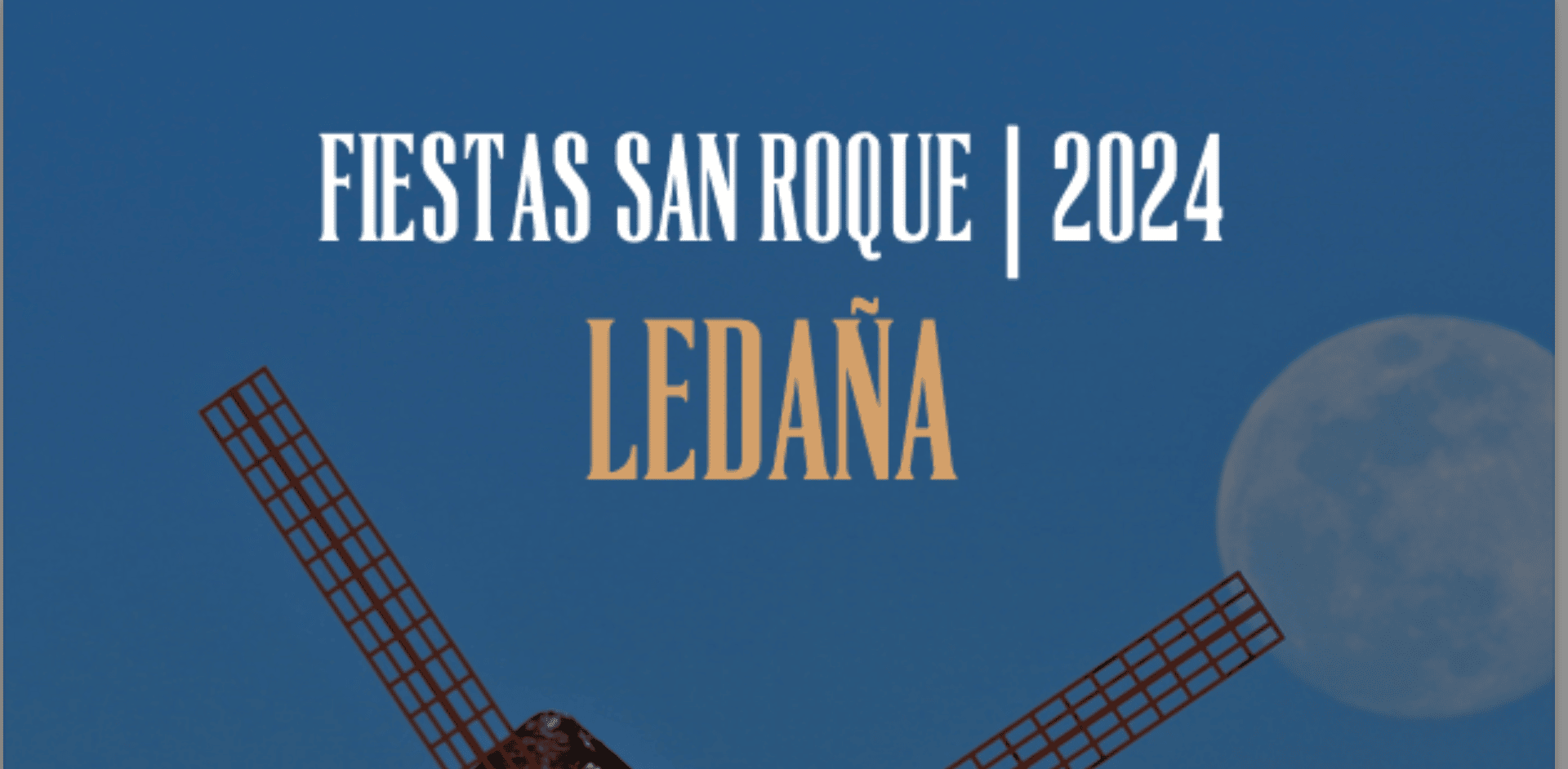 Lee más sobre el artículo Programa de las Fiestas de San Roque 2024